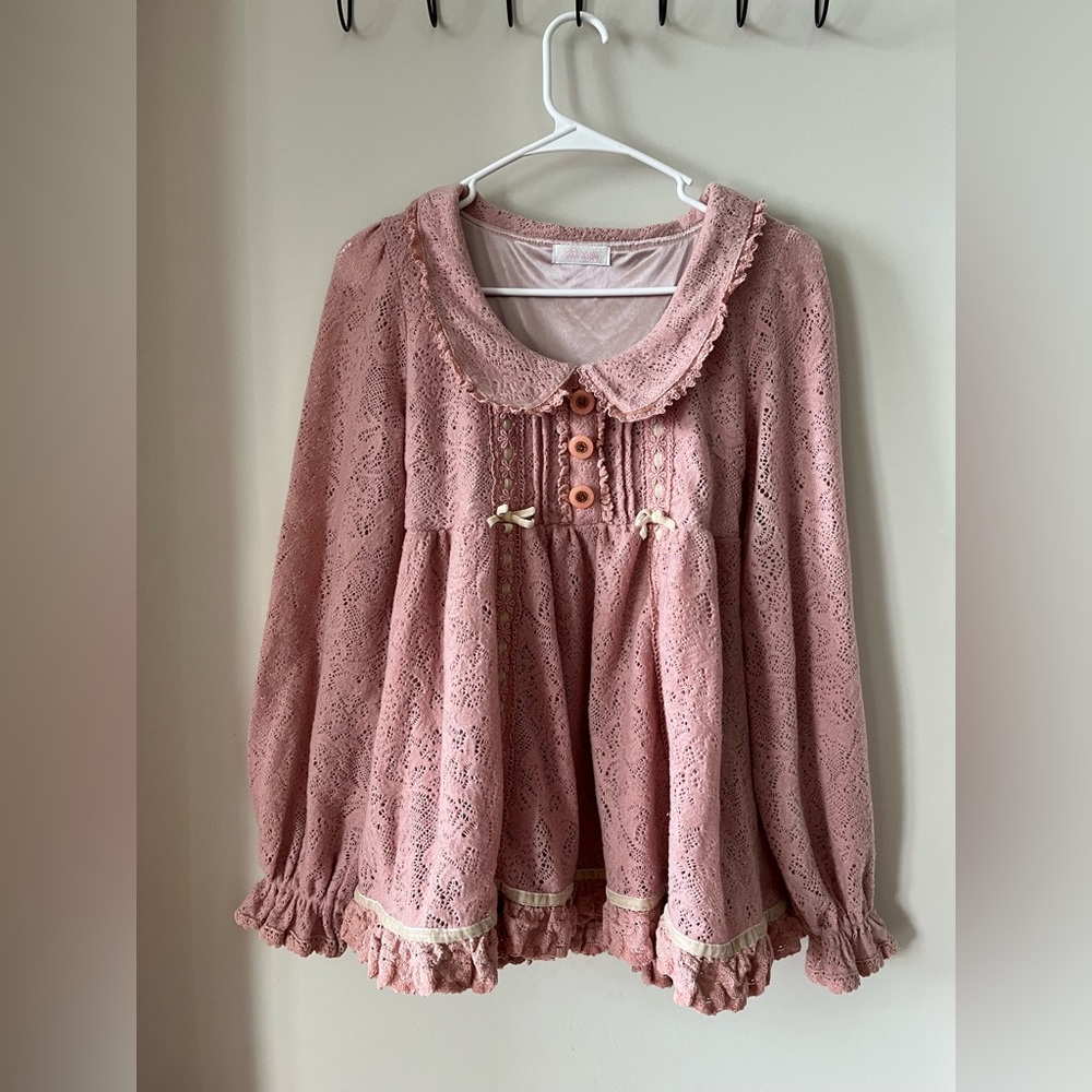 Liz Lisa Pink Tunic Top Dress Japan Jfashion Gyaru Kawaii